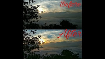 Snapseed Tutorial | Basics (How to Edit Sunset/Sunrise with snapseed)