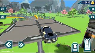 Mega Ramps: Stunt Galaxy Racer Car racing Android GamePlay screenshot 3