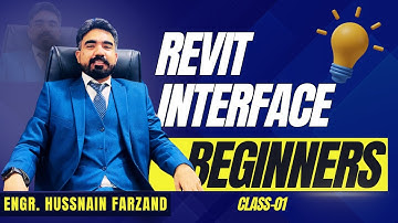 Interface of Revit for beginners | Revit-2024 BIM | Beginners | Urdu/Hindi | Class-01