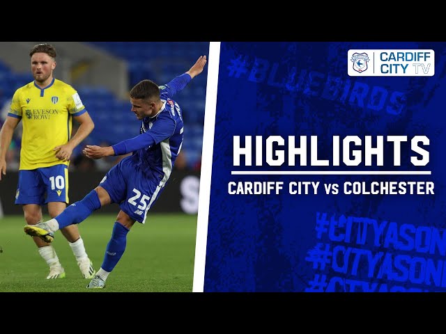 U21 MATCHDAY LIVE  CARDIFF CITY vs COLCHESTER 