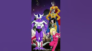Who is stronger  Cooler VS Gamma 1 Gamma 2 Android 17  Android 18 #short #dbs #superhero