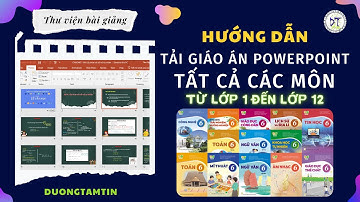 Cách tải giáo án powerpoint trên mạng các môn học