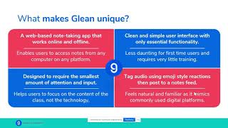 Glean web app: Solving the notetaker's dilemma for students with disabilities
