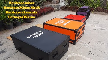 Hardcase Midas M32R. Hardcase mixer Hardcase acc 6U