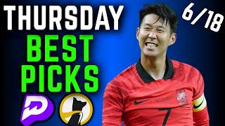 3 BEST WORLD CUP PICKS | THURSDAY | 6/18/26 | FREE Soccer Best Correlated PrizePicks Picks