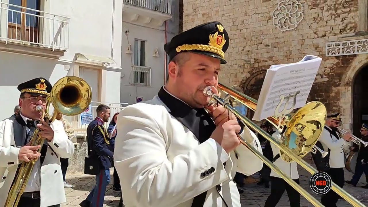 Marcia Sivigliana Banda di Conversano Ligonzo 28/4/24 Castellana Grotte Processione di Gala