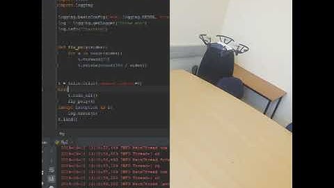 Python Code flies a drone around polygon