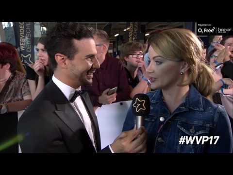 Webvideopreis 2017: Eva Wimmers von Honor auf dem Blue Carpet