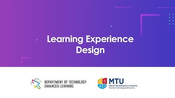 Learner Experience Design