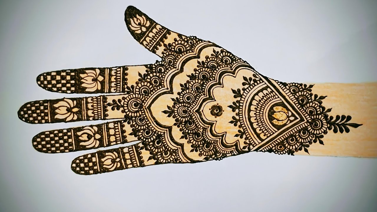 #Simple Mehandi Design || Lotus Mehndi Design || Mehandi Design Front Hand #Mehndi #Art of ShiPra