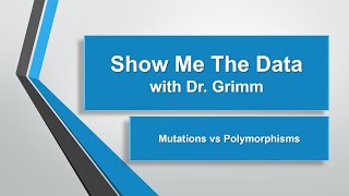 Mutations vs Polymorphisms
