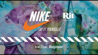 How to Ice Dye with Rit and Nike (Beginner Tutorial)