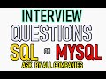 SQL interview questions and answers | SQL interview questions | database interview questions