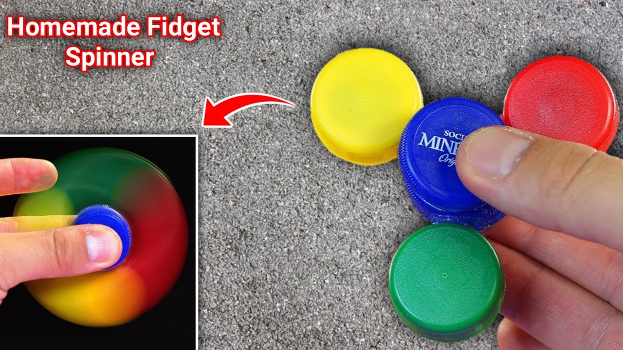 how to make fidget spinner at home easy , fidget toys , homemade