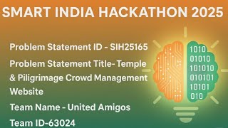 SIH 2025 || Temple Crowd Management || SIH25165