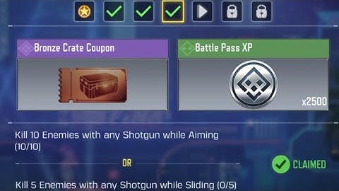 Call Of Duty Mobile Kill 10 Enemies with any Shotgun while Aiming Task Complete