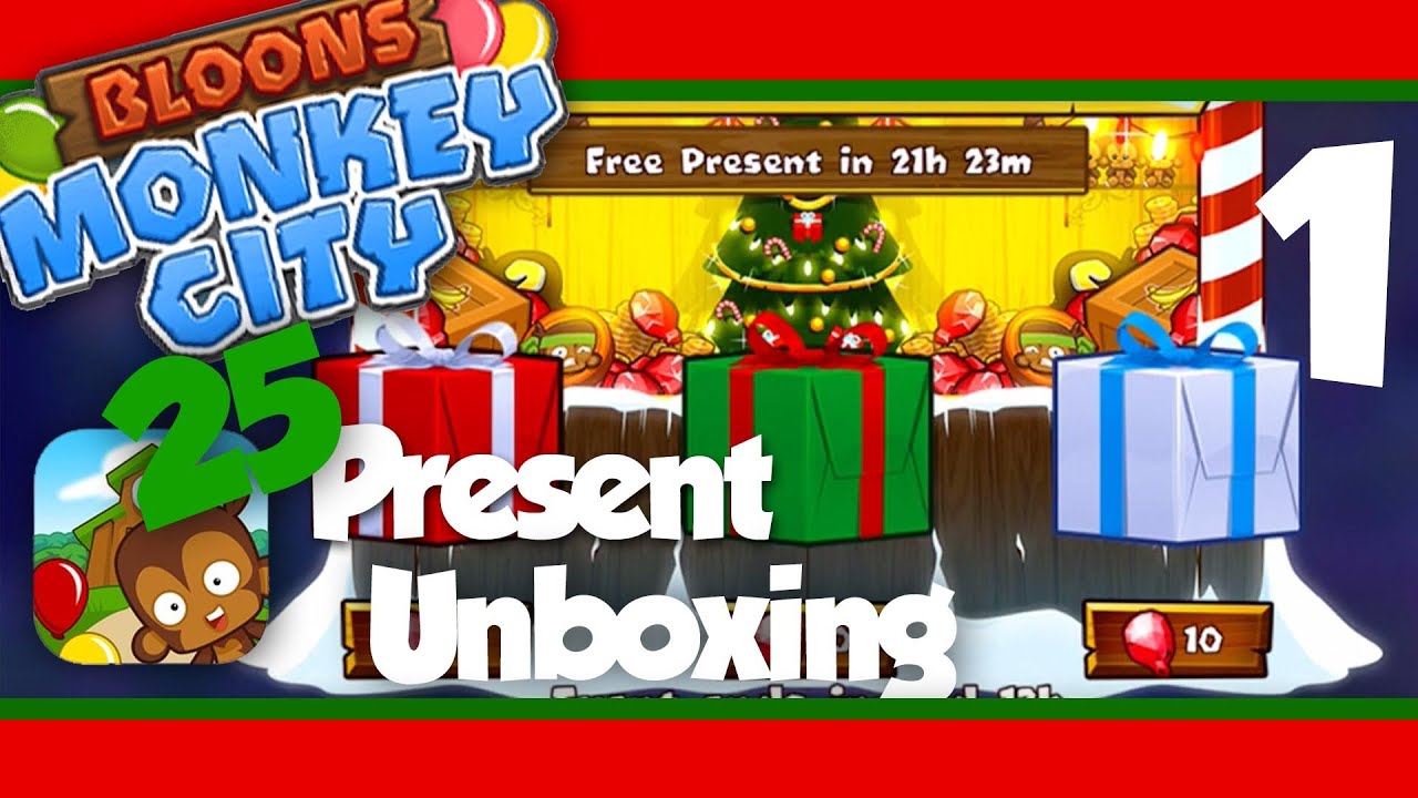 Bloons Monkey City iPhone - Present Opening - 1