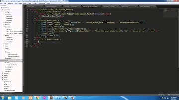Upload Pictures using Laravel Pt 8 - The Upload Modal