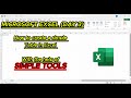 Excel Tutorial Day 3 | Simple Table Creation Step-by-Step