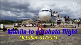 Manila to cotabato flight