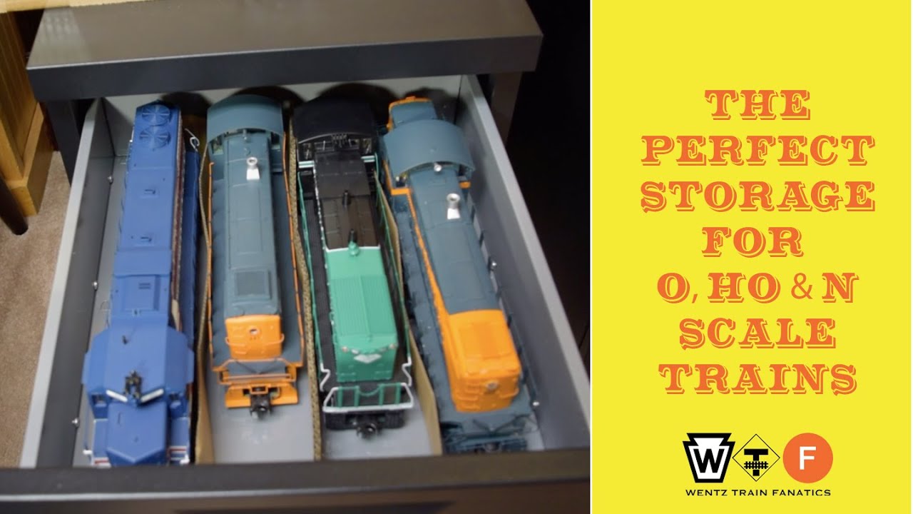 HO Scale 27 Railcar Storage Boxes (set of 4) HIGH SIZE 