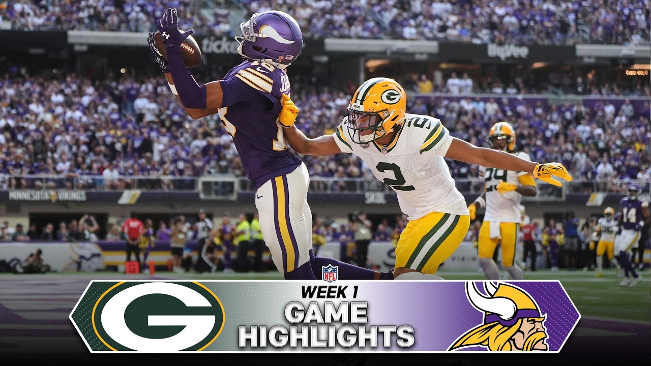 [NFL] 미네소타 바이킹스 39 : 22 그린베이 패커스 경기 결과·하이라이트