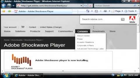 How to Download & Install the Adobe Shockwave Plug-in