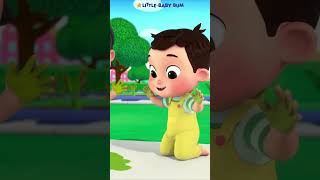 Let's make green paint and orange! 🎨🖌️ Baby Fun #littlebabybum #shorts | Nursery Rhymes for Babies