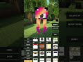 #minecraft New girl custom skin #viral