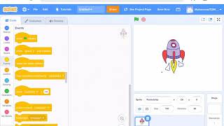 How To Make Your Sprite Spin In Scratch!