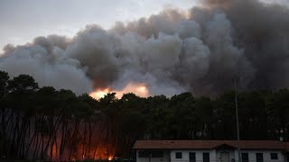 Fires in France: 165 hectares destroyed in Anglet, the fire is under control