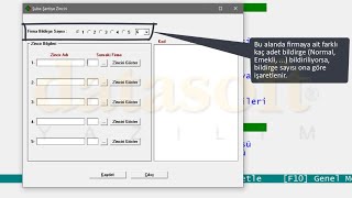 Datasoft Personel Bordrosu Şube Zincir Tanımlama