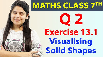 Q 2, Ex 13.1, Visualising Solid Shapes - Chapter 13, Maths Class 7th - NCERT, CBSE