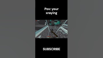 Pov  your xraying  #minecraft #minecrafthumor #gaming #minecraftmemes #xray #memes #shorts