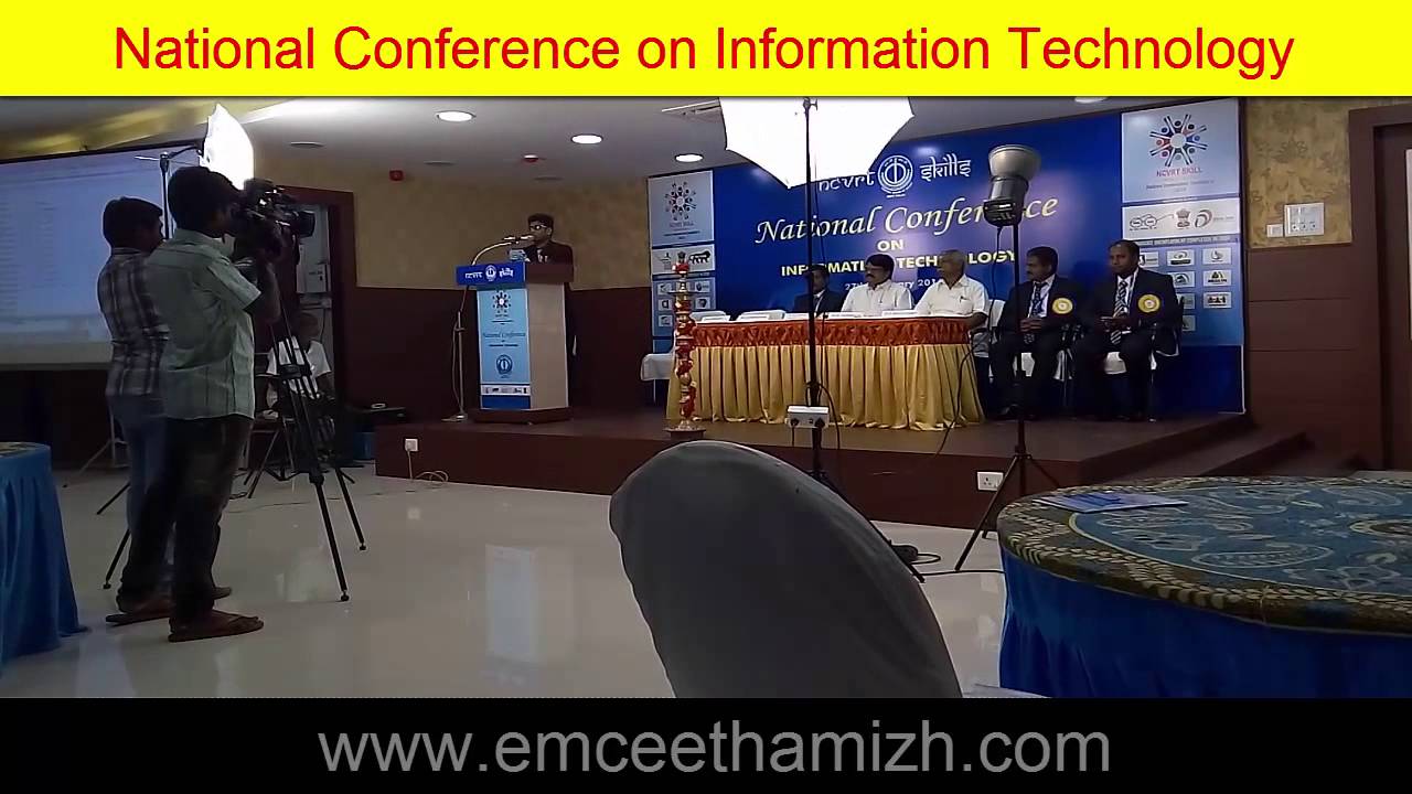 the speakers at National Conference Namakkal Tamilnadu Host