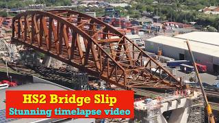HS2 Bridge Slip Timelapse