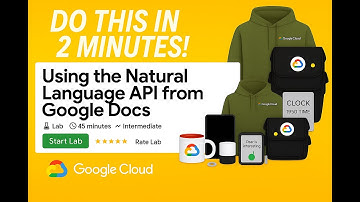 Using the Natural Language API from Google Docs | New Guide | #GSP126 #qwiklabs #arcade