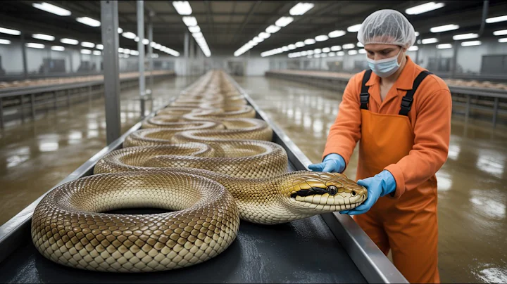 Inside the Snake Leather Factory — How Raw Snake Skin Becomes Luxury Material (Full Process)