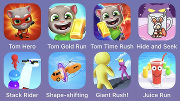 Tom Hero, Tom Gold Run - Gameplay Walkthrough Part 7 - Casual 8 Games To Play (iOS, Android)
