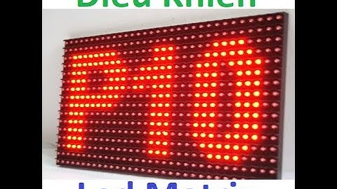 [Tự Học 8051] Điều Khiển Nhiều Led Matrix | Kết Hợp IC 74595 Và IC 4514