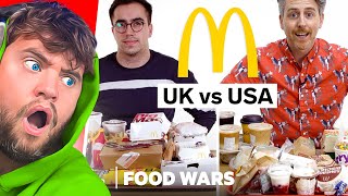 US vs UK McDonald's | Reaction
