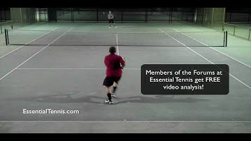 Approaching The Net in Tennis Singles