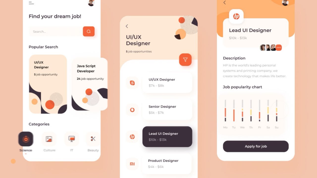 App Ui Design Examples - Reverasite