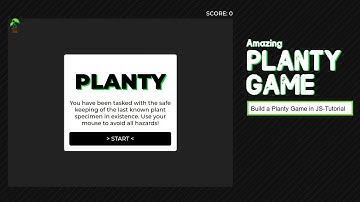 Planty Game: Build a Planty Game in HTML, CSS, JavaScript