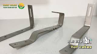 Aluminum alloy Solar Roof Mounting Brackets Solar Roof Hook For Solar Mounting Structure