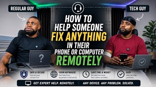 How to help someone fix their phone or computer remotely using TeamViewer without stressing.