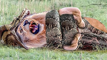 A Giant Python Swallows Animals 100x BIGGER Than Its Size. What Happens Next? | Wildlife 2024