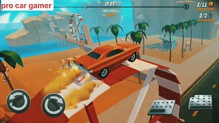 stunt car Extreme game round going to play jump and race challenge car game