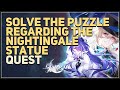 Solve the puzzle regarding the nightingale statue honkai star rail