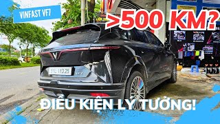 Lập kỷ lục 500km 1 lần sạc pin với VinFast VF7 Plus liệu có khó?